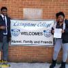 One of our participants completed her application to receive a $5,000 scholarship at Livingstone College