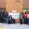 group photo at Livingstone College