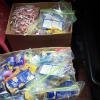 Snack donations from Ricky Johnson Foundation