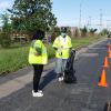 Dianne and one of our Volunteers