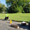 Volunteers cleaning up E. Baker Sr. Richmond VA